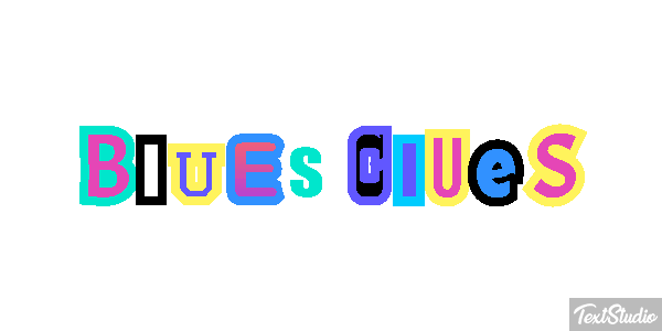 Blue’s Clues Efekt tekstowy