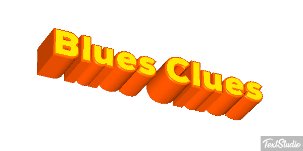 Blue’s Clues Efekt tekstowy