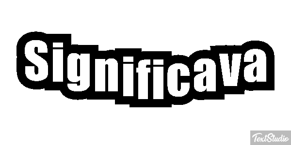 Significava Efeito do texto