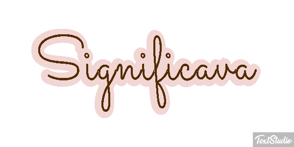 Significava Efeito do texto