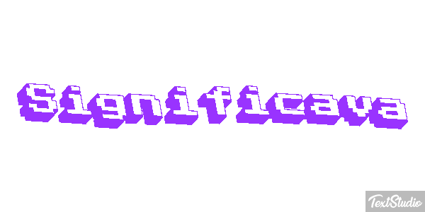 Significava Efeito do texto