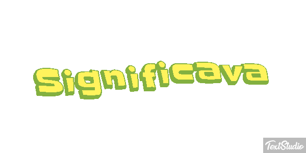 Significava Efeito do texto