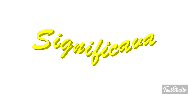 Significava Efeito do texto