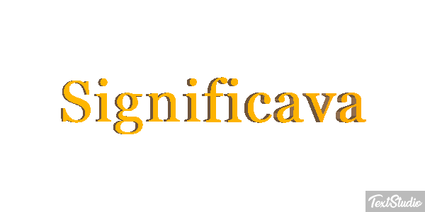 Significava Efeito do texto