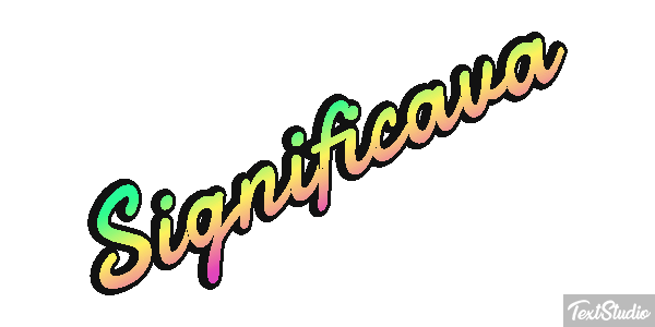 Significava Efeito do texto
