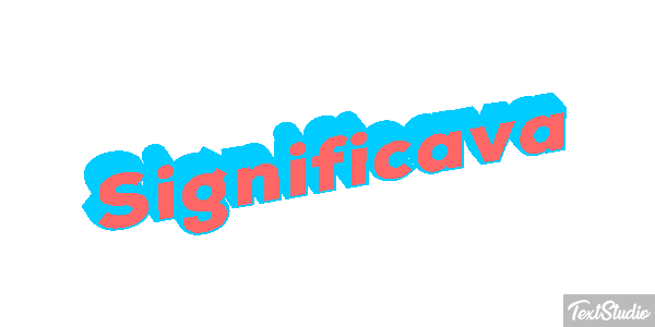 Significava Efeito do texto