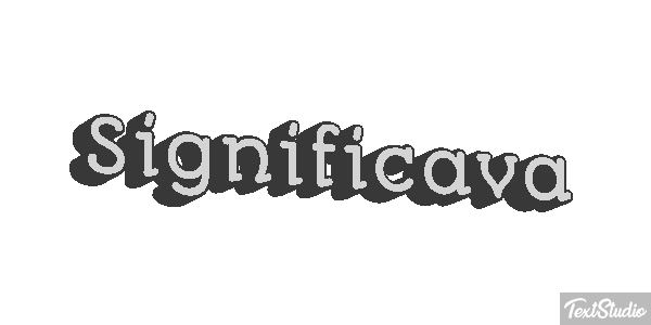 Significava Efeito do texto