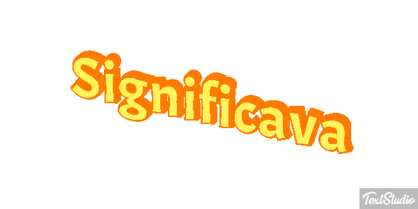 Significava Efeito do texto