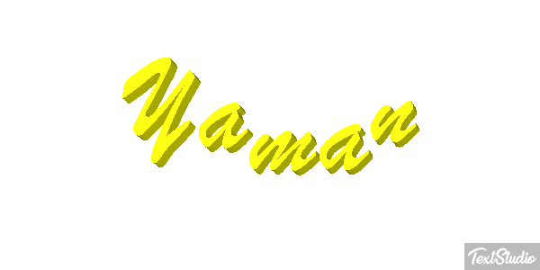 Yaman Text effect