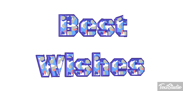 Best Wishes Text effect
