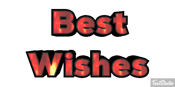 Best Wishes Text effect