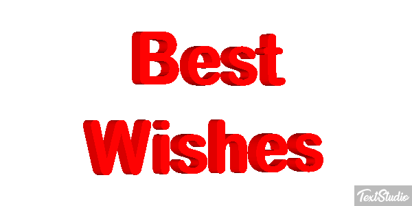 Best Wishes Text effect