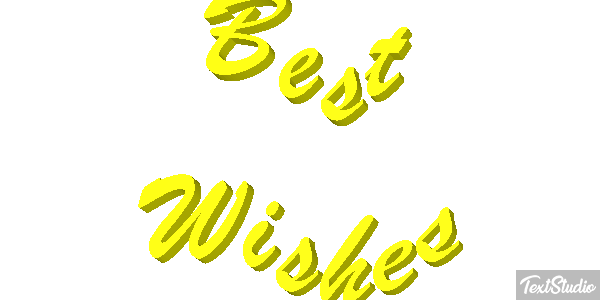 Best Wishes Text effect