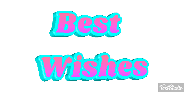 Best Wishes Text effect