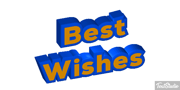 Best Wishes Text effect
