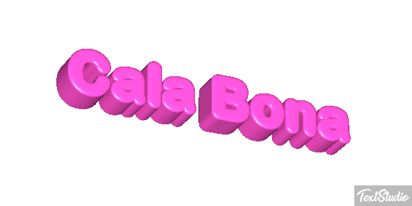 Cala Bona Efekt tekstowy