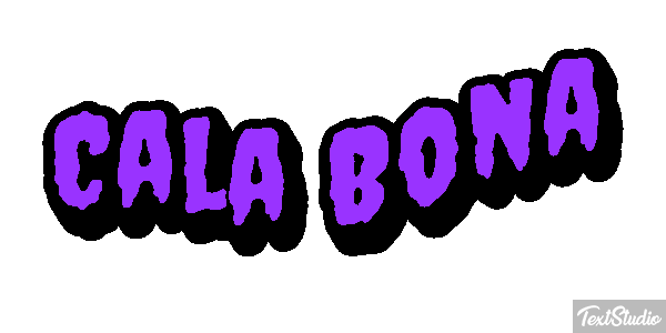 Cala Bona Efekt tekstowy