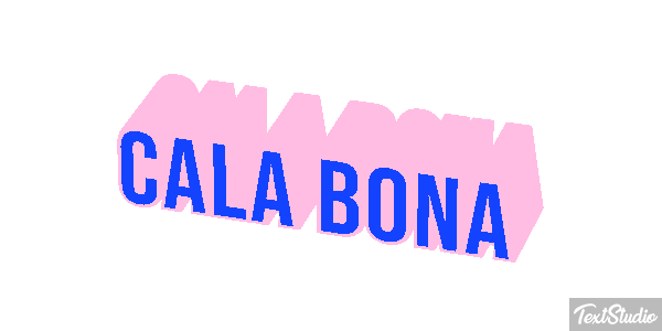 Cala Bona Efekt tekstowy