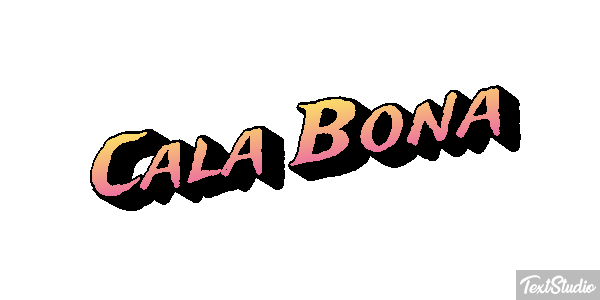 Cala Bona Efekt tekstowy