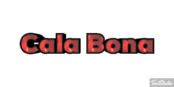 Cala Bona Efekt tekstowy