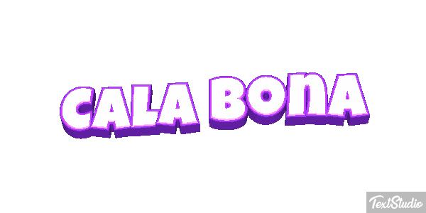 Cala Bona Efekt tekstowy