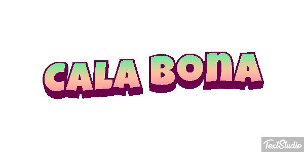 Cala Bona Efekt tekstowy