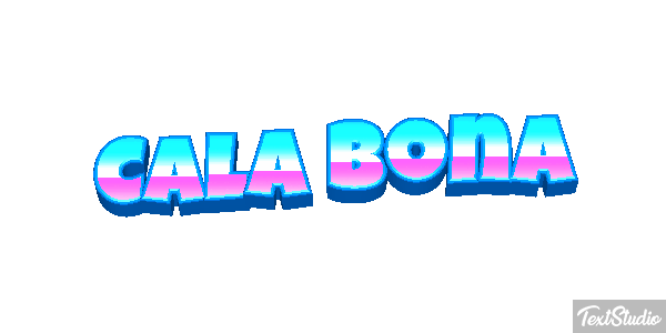 Cala Bona Efekt tekstowy