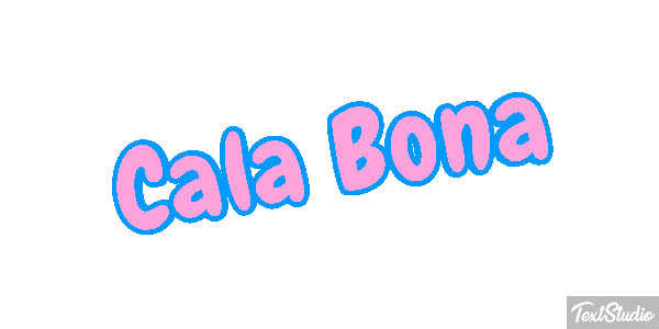 Cala Bona Efekt tekstowy