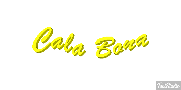 Cala Bona Efekt tekstowy