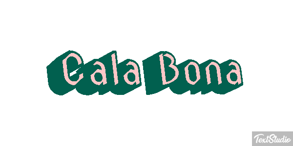Cala Bona Efekt tekstowy
