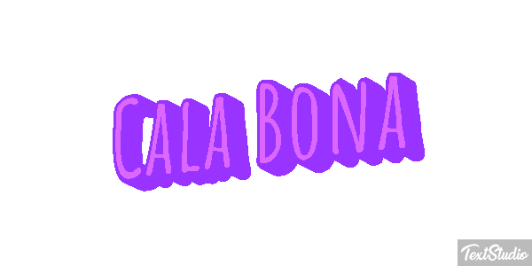 Cala Bona Efekt tekstowy