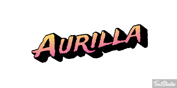 Aurilla Text effect
