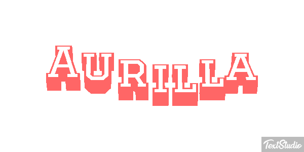 Aurilla Text effect