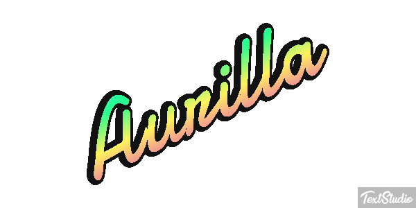 Aurilla Text effect