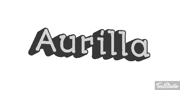 Aurilla Text effect