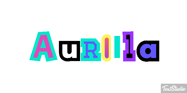 Aurilla Text effect