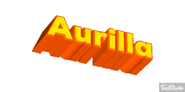 Aurilla Text effect