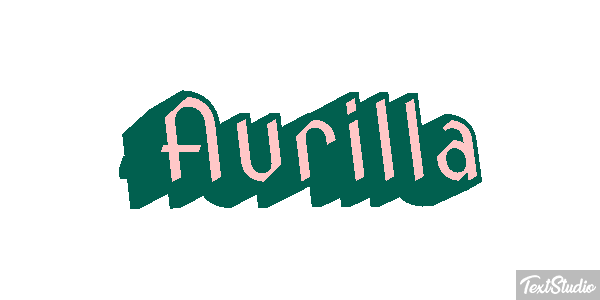 Aurilla Text effect