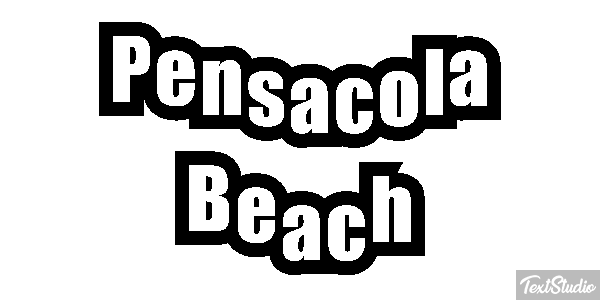 Pensacola Beach Metin efekti