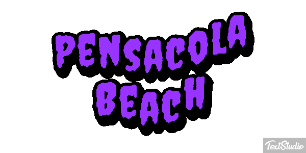 Pensacola Beach Metin efekti
