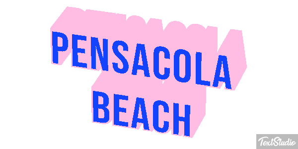 Pensacola Beach Metin efekti