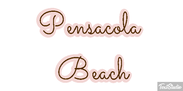 Pensacola Beach Metin efekti