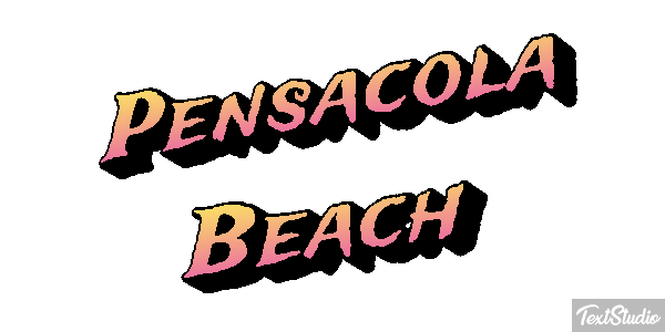 Pensacola Beach Metin efekti