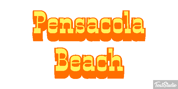 Pensacola Beach Metin efekti