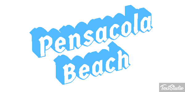 Pensacola Beach Metin efekti