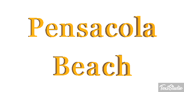 Pensacola Beach Metin efekti
