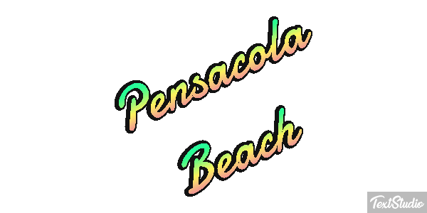 Pensacola Beach Metin efekti