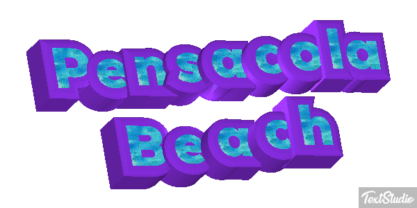 Pensacola Beach Metin efekti