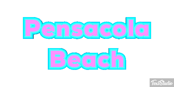 Pensacola Beach Metin efekti