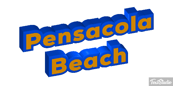 Pensacola Beach Metin efekti